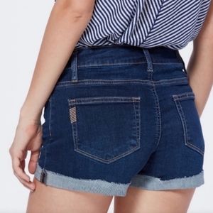 Paige NEW Denim Jean Jimmy Jimmy Summer Shorts Size 29 Dark Wash